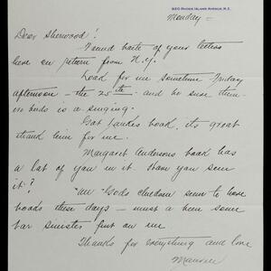 a page of handwritten text
