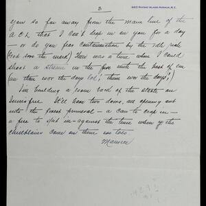 a page of handwritten text