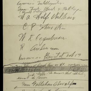 a page of handwritten text