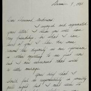 a page of handwritten text