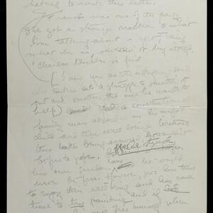a page of handwritten text