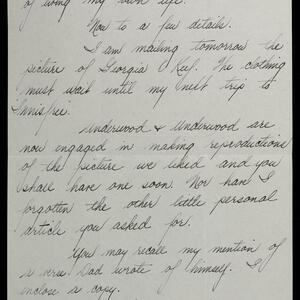 a page of handwritten text