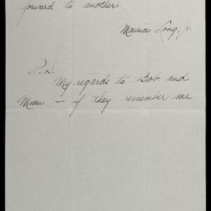 a page of handwritten text