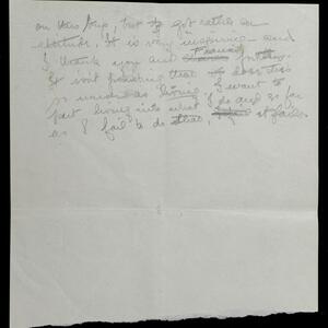 a page of handwritten text