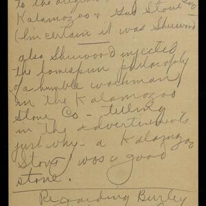 a page of handwritten text