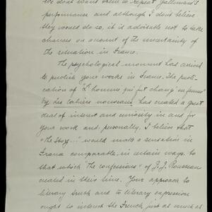 a page of handwritten text