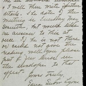 a page of handwritten text