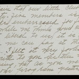 a page of handwritten text