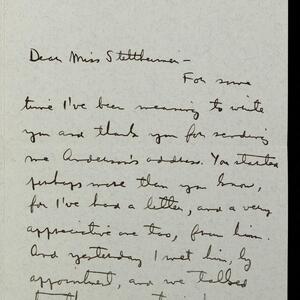a page of handwritten text