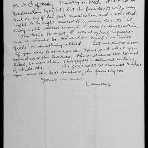 a page of handwritten text