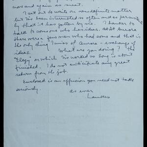 a page of handwritten text