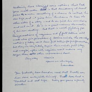 a page of handwritten text