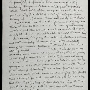 a page of handwritten text