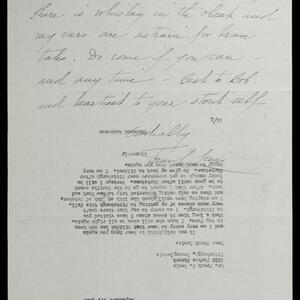 a page of handwritten text