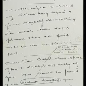 a page of handwritten text