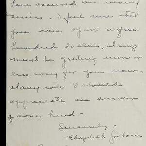 a page of handwritten text