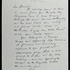 a page of handwritten text