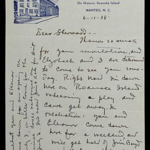 a page of handwritten text