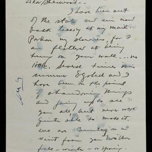 a page of handwritten text
