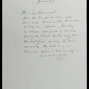 a page of handwritten text