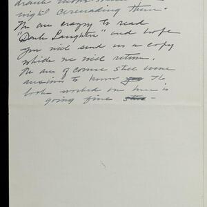 a page of handwritten text