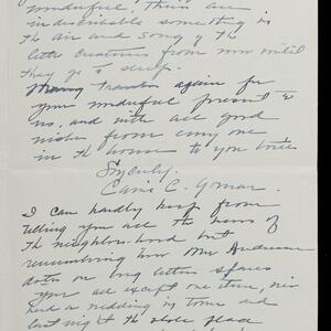 a page of handwritten text
