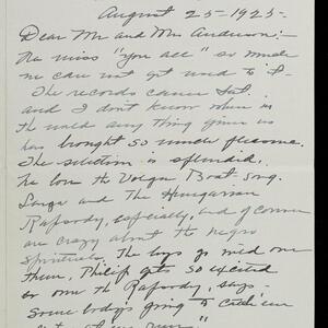 a page of handwritten text