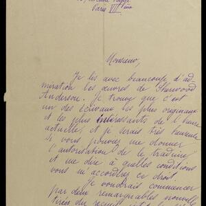 a page of handwritten text