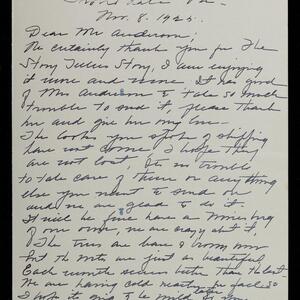 a page of handwritten text