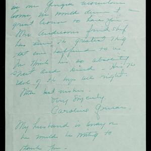 a page of handwritten text