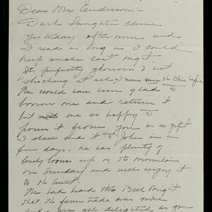 a page of handwritten text