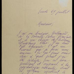 a page of handwritten text