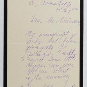 a page of handwritten text