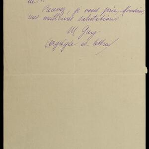 a page of handwritten text