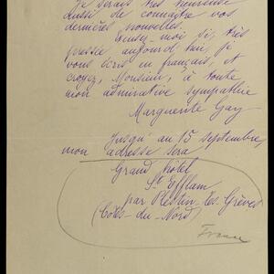 a page of handwritten text