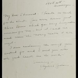 a page of handwritten text