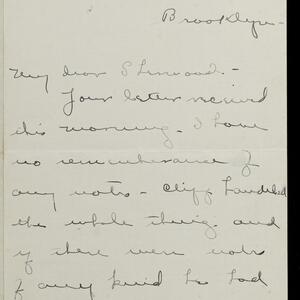 a page of handwritten text