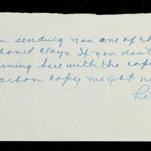 a page of handwritten text