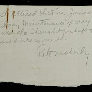 a page of handwritten text