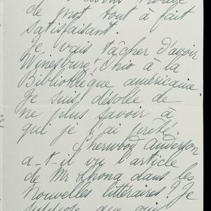 a page of handwritten text