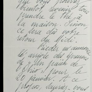 a page of handwritten text