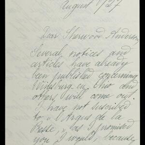 a page of handwritten text