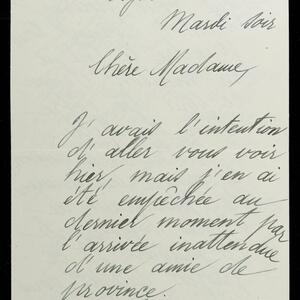 a page of handwritten text