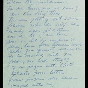 a page of handwritten text
