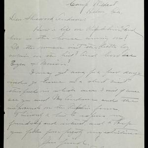 a page of handwritten text