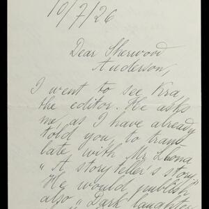 a page of handwritten text