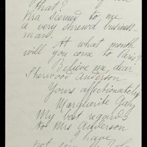 a page of handwritten text
