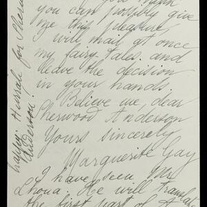 a page of handwritten text