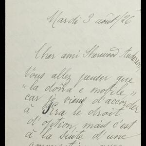 a page of handwritten text