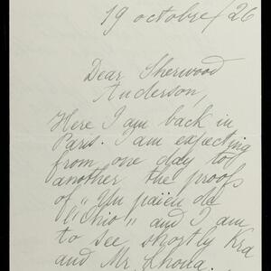 a page of handwritten text